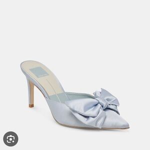 Dolce Vita Kayli Blue Satin Heels